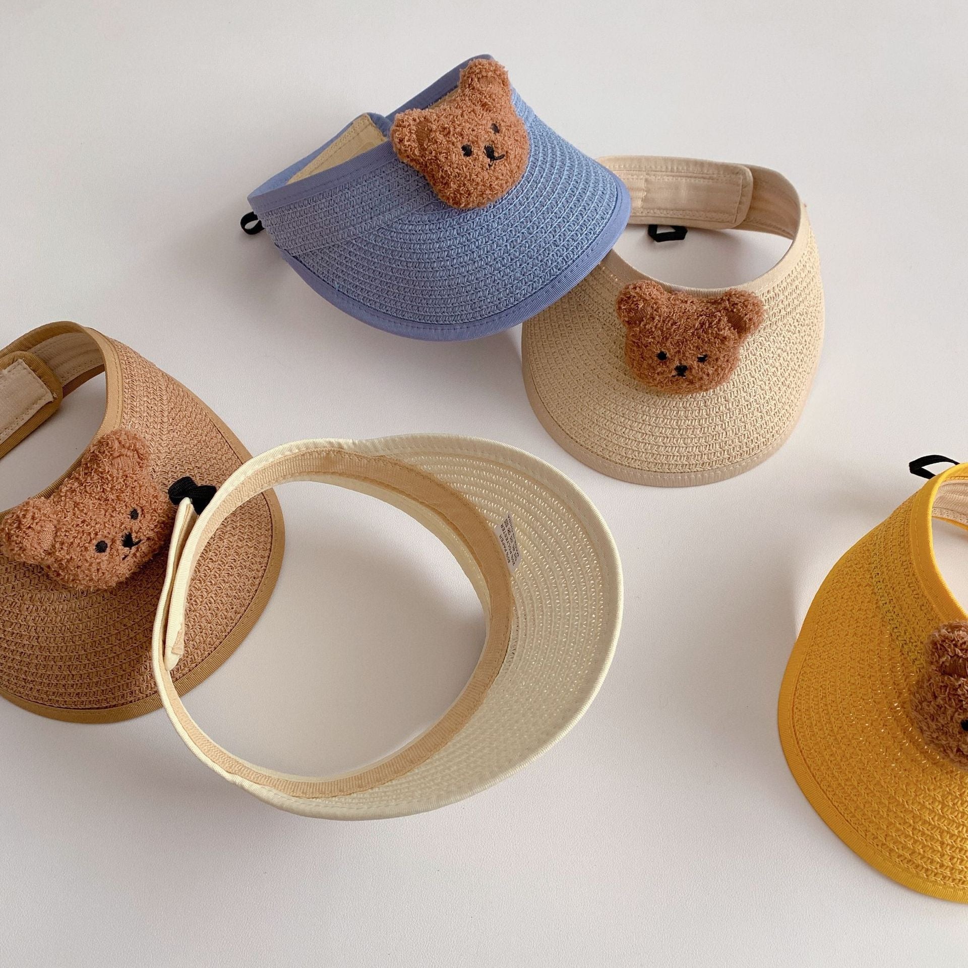 Wholesale Cotton Children's Summer Sun Protection Straw Hats